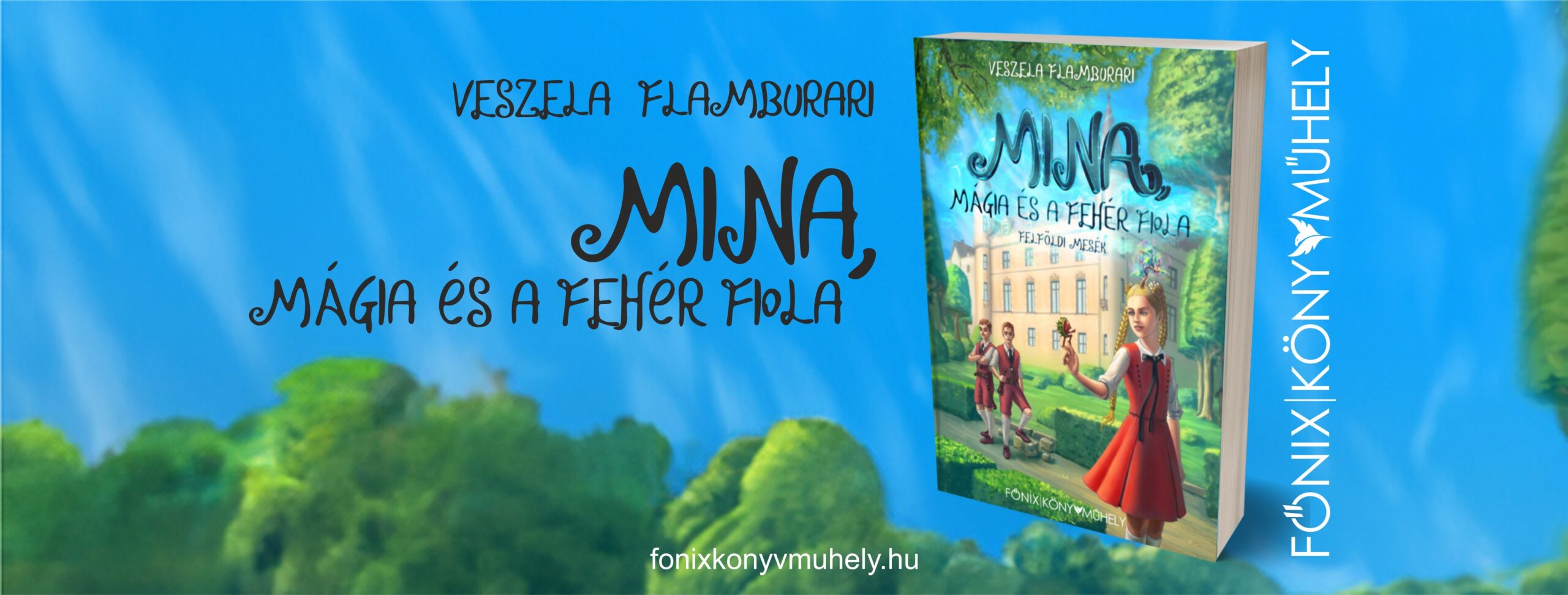 Veszela Flamburaru Mina, mágia és a fehér fiola című regénye decemberben jelenik meg.